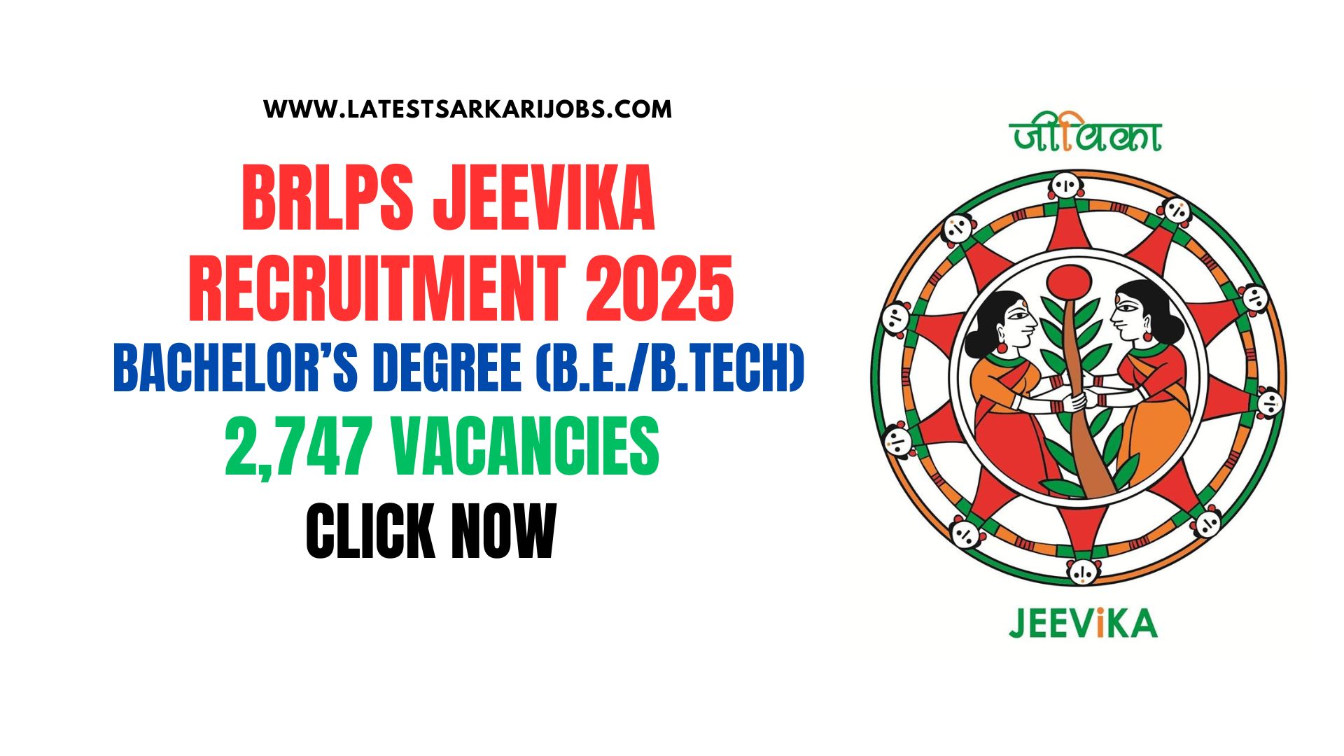 BRLPS Jeevika Recruitment 2025