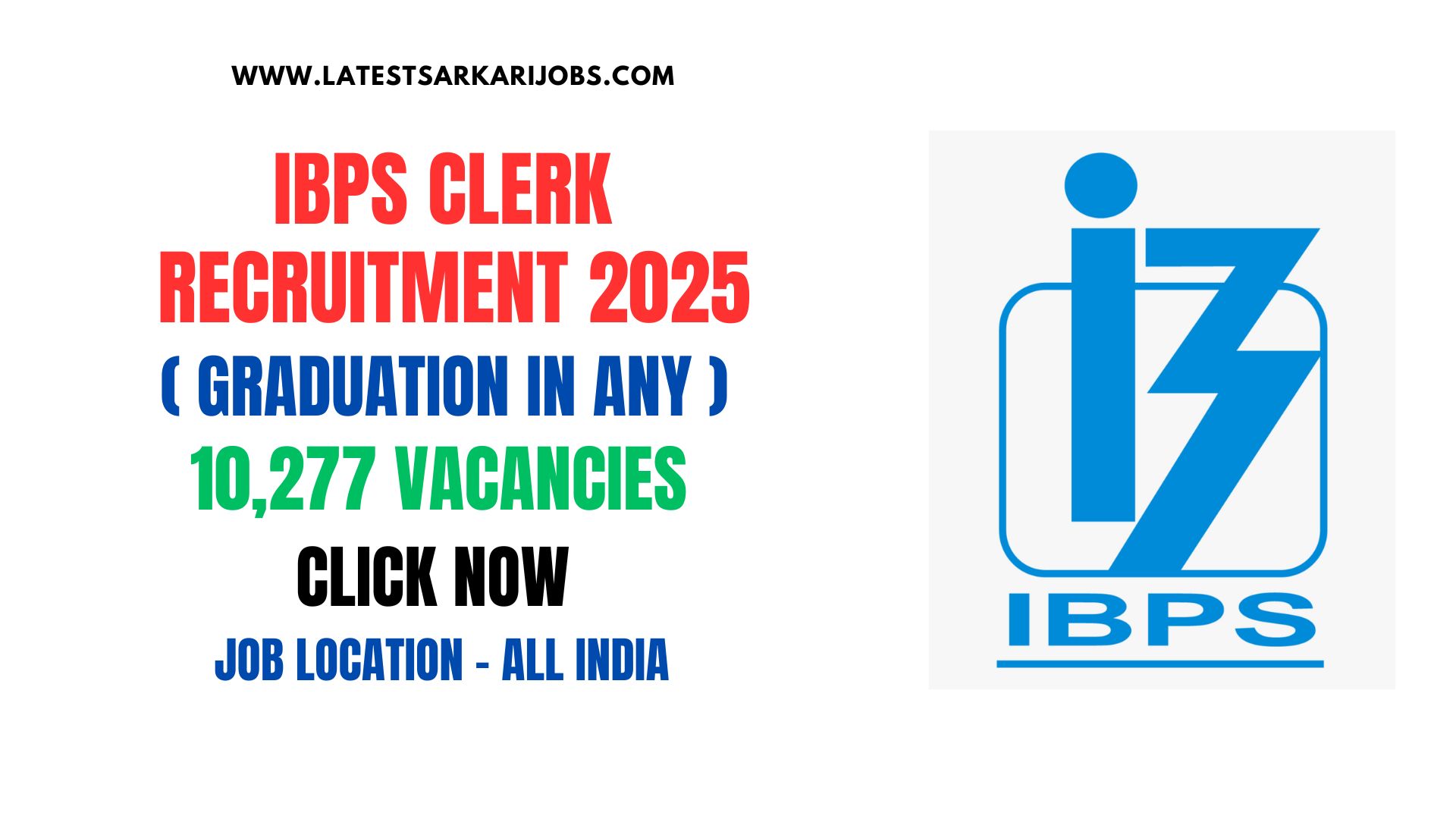 IBPS Clerk (CRP CSA XV) Recruitment 2025