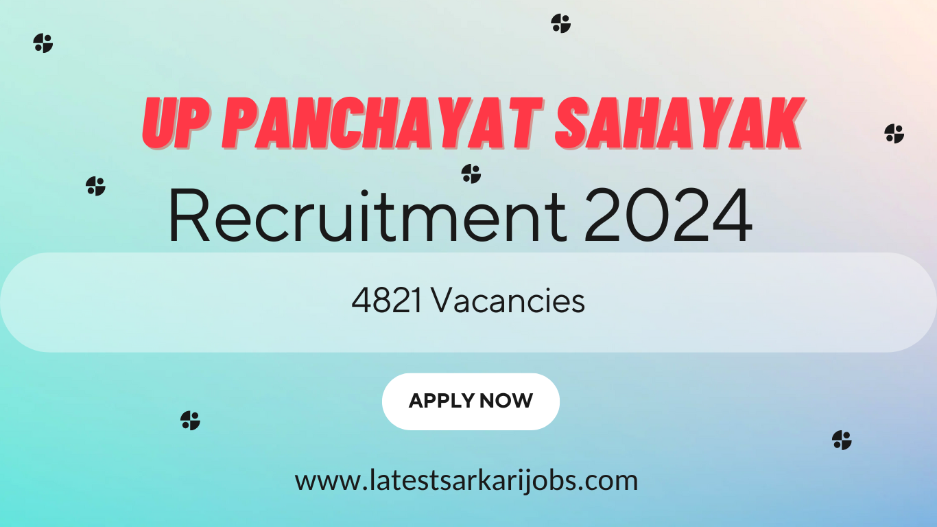 UP Panchayat Sahayak Recruitment 2024