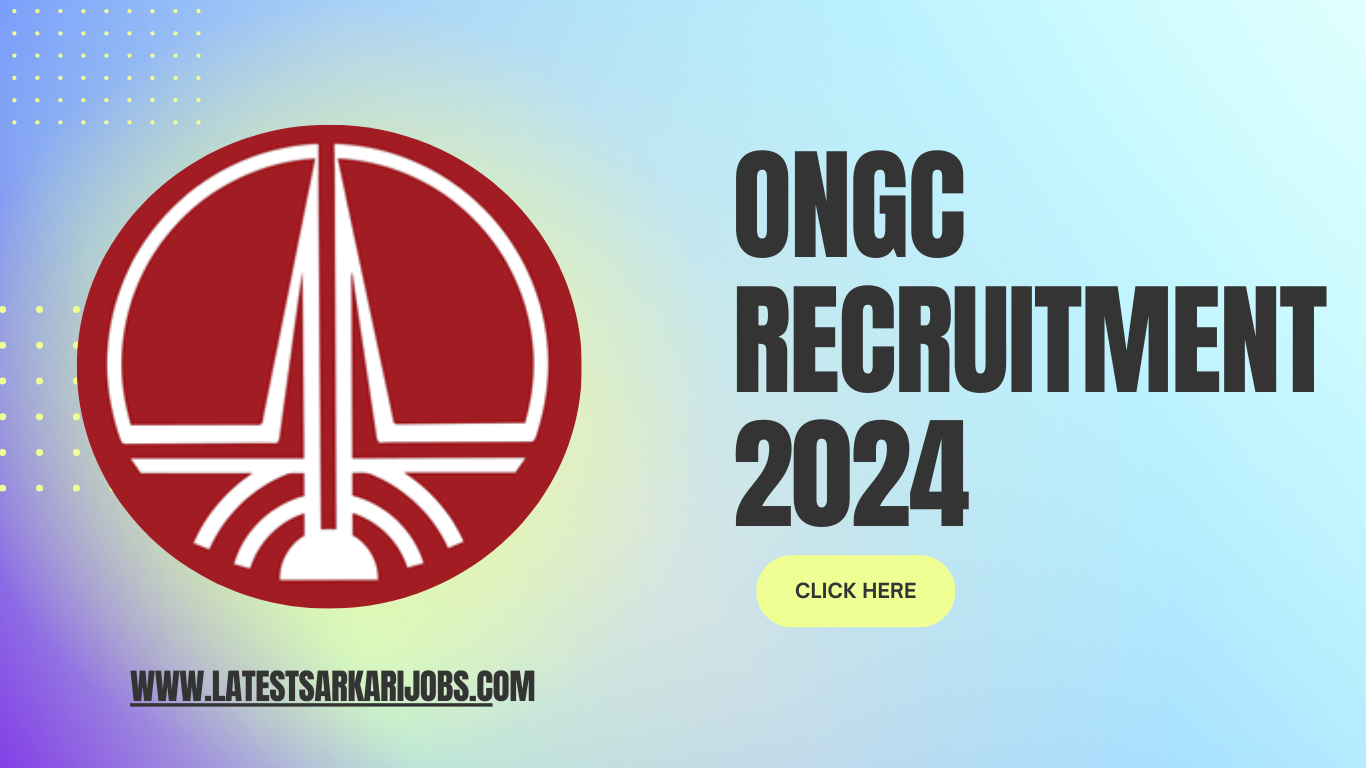 ONGC Recruitment 2024