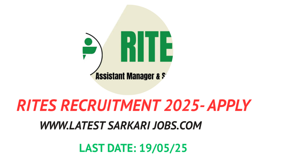 RITES Recruitment 2025- Apply Online for 14 Engineer & Technician Posts – Eligibility, Salary, Syllabus & Selection Process