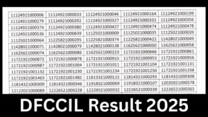 DFCCIL 642 MTS, Executive CBT-I Score Card