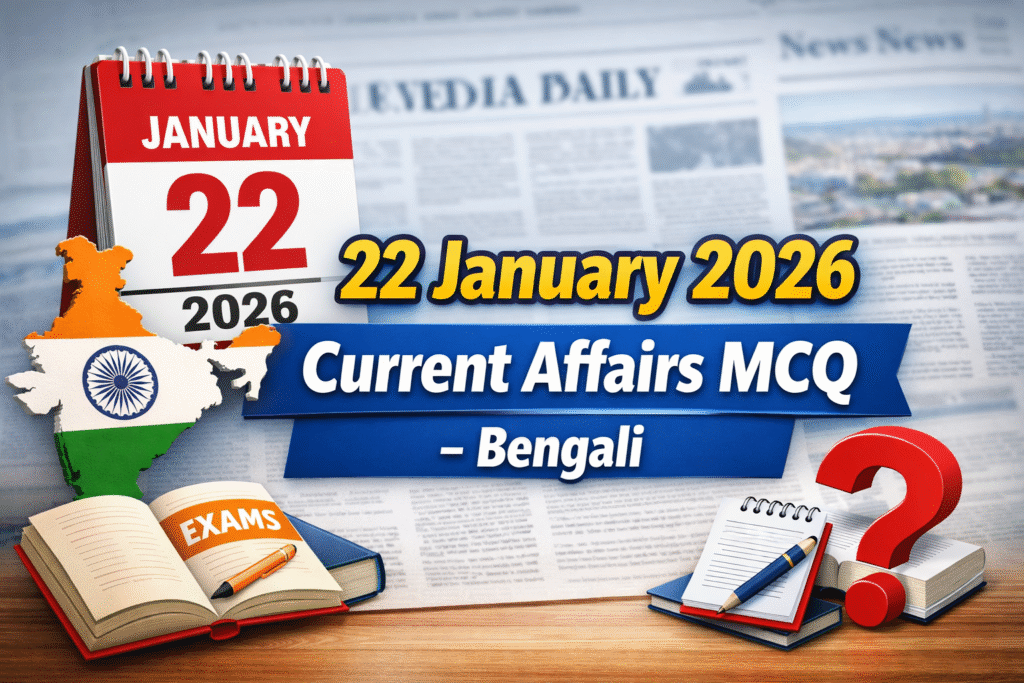 22 January 2026 Current Affairs MCQ in Bengali